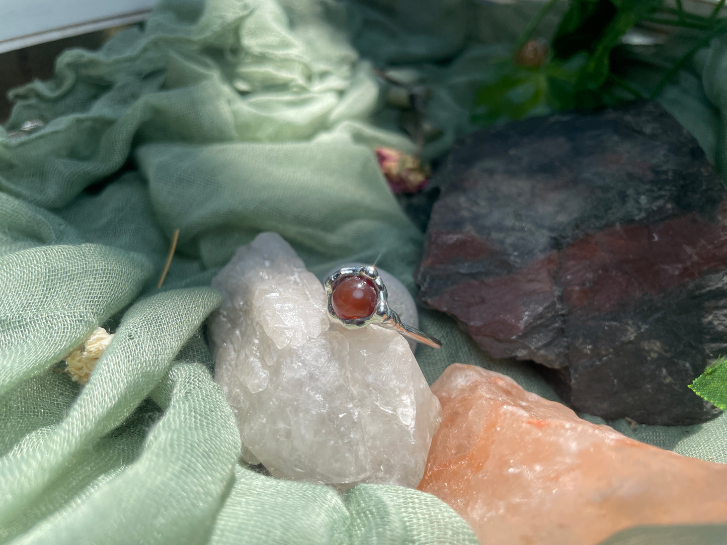 Size 10 carnelian Ring