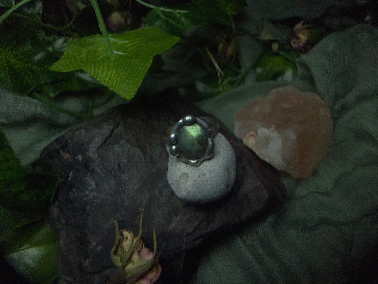 Size 6 Labradorite Ring