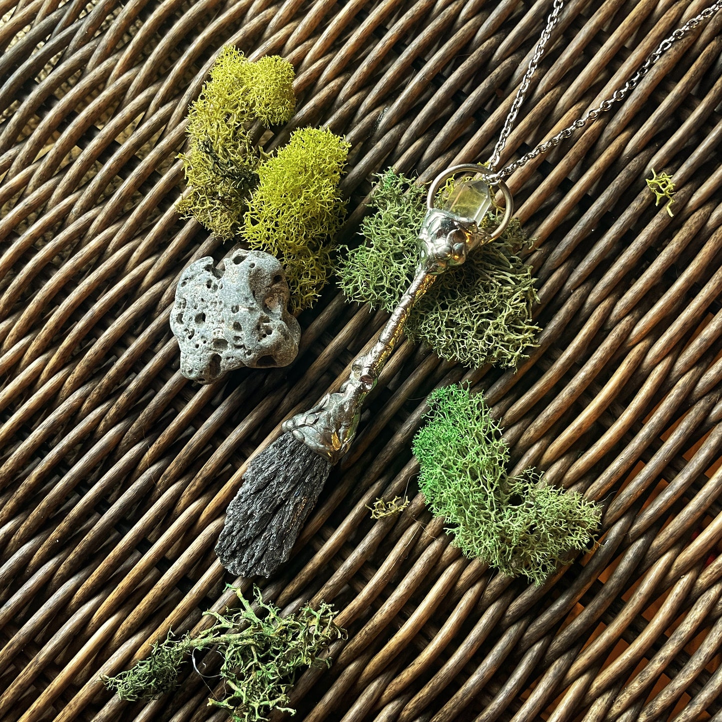 Witch’s Broom Necklace