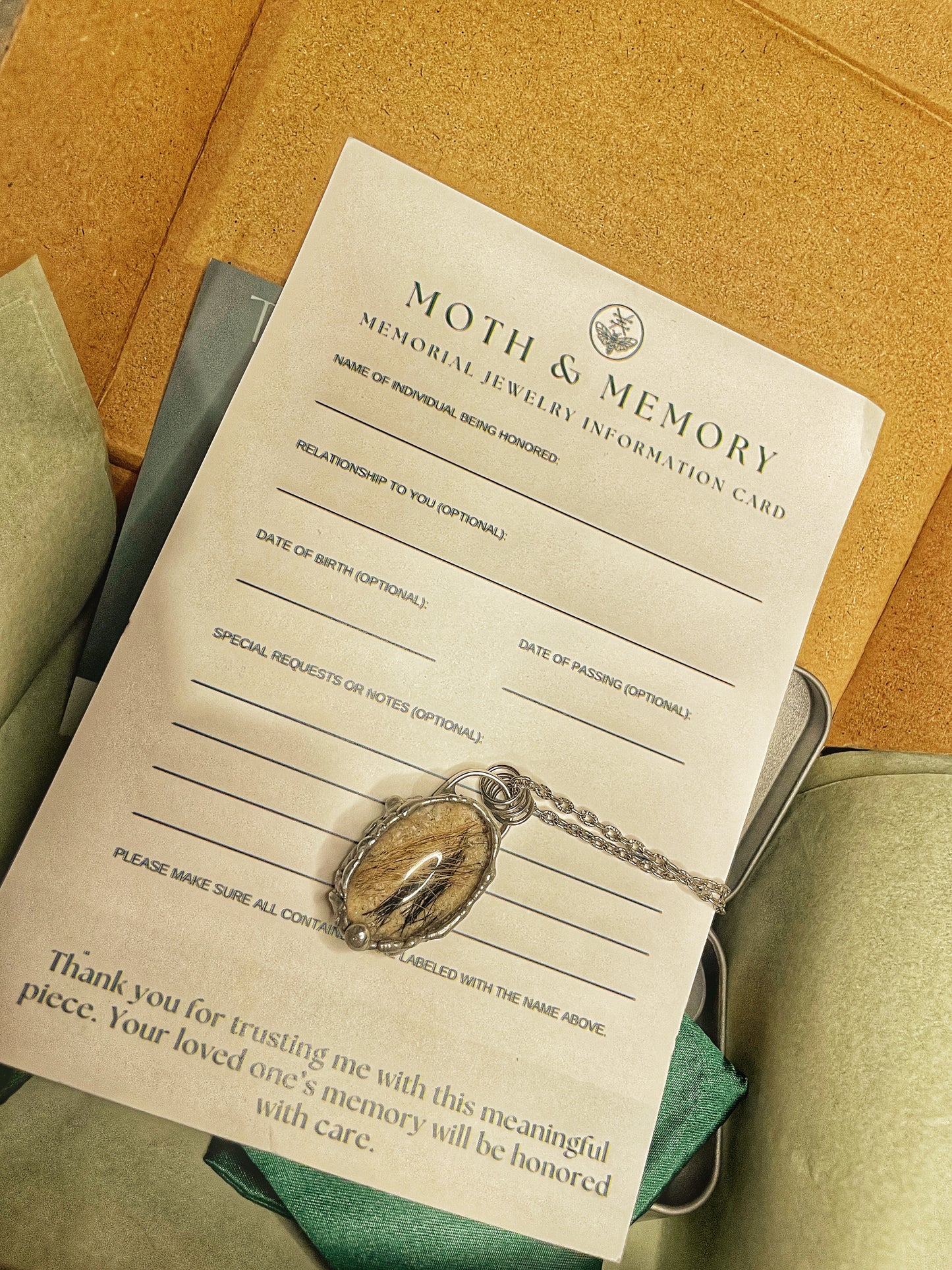 Remembrance Kit: Necklace