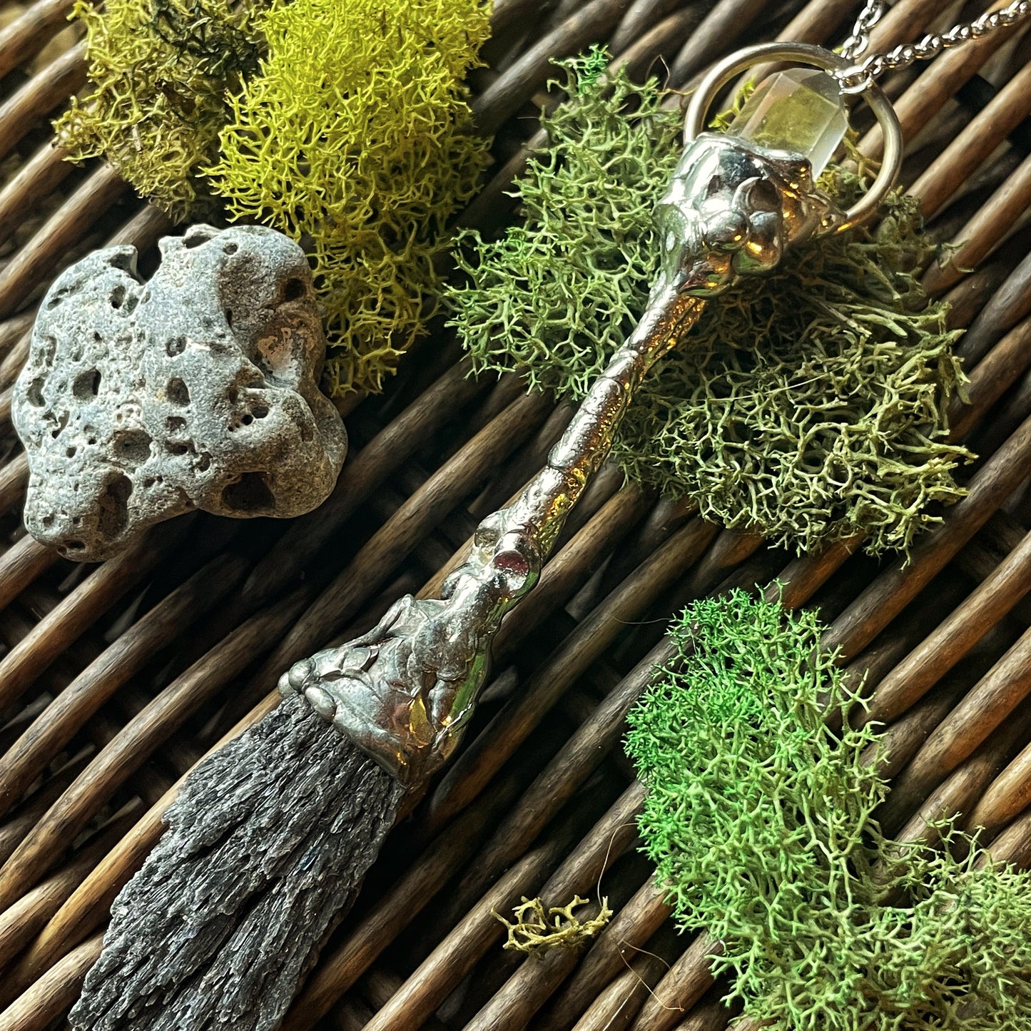 Witch’s Broom Necklace