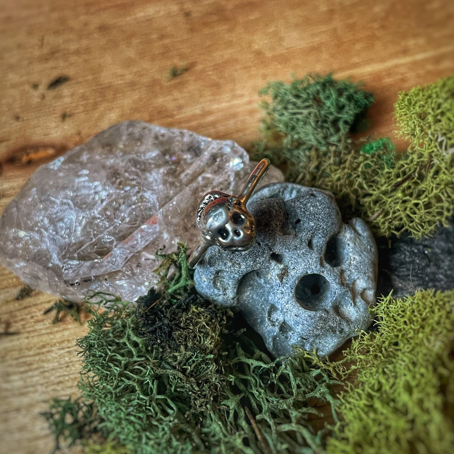 8.5 Silver Skull Ring
