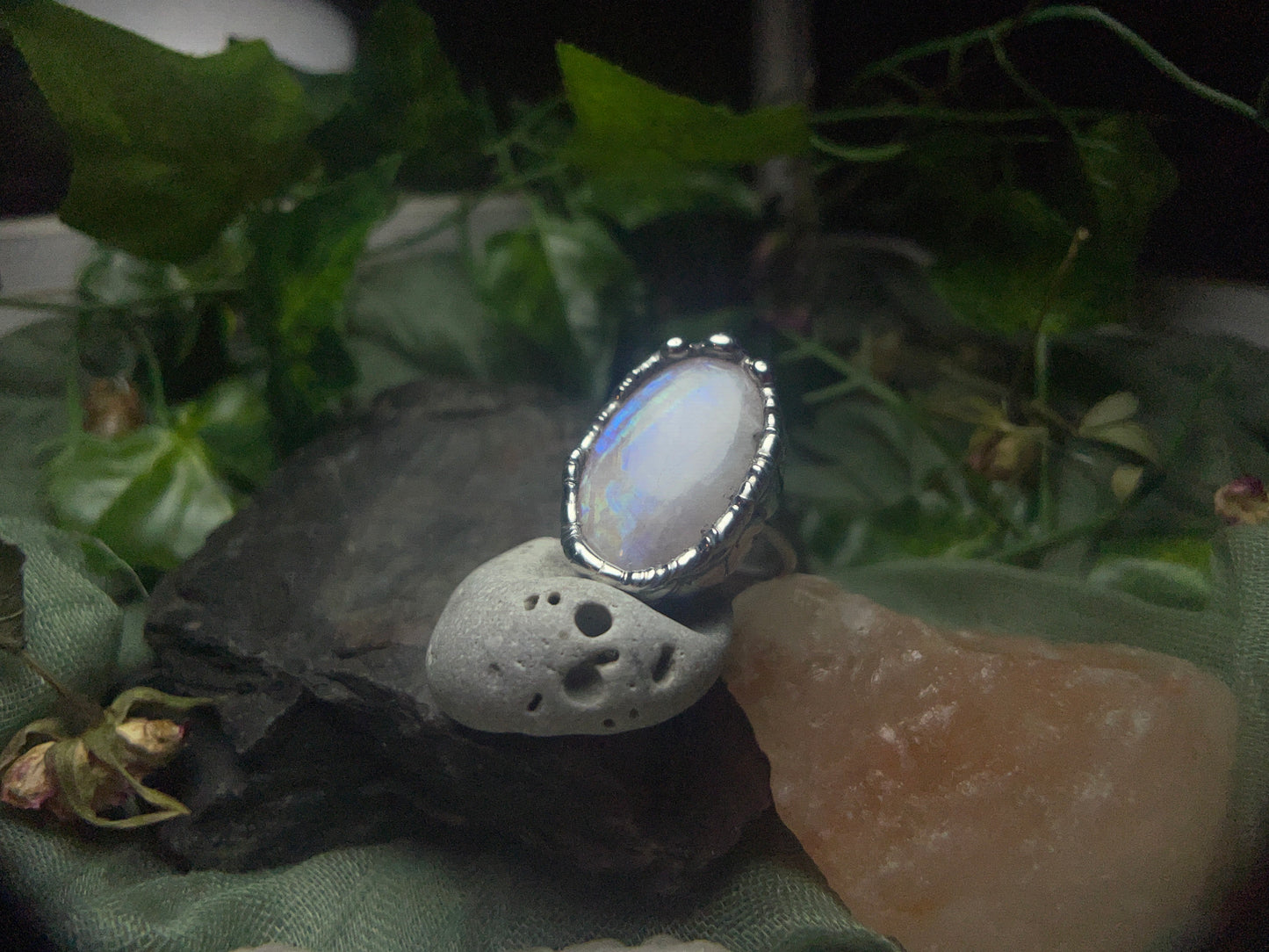 Size 9 Moonstone Ring