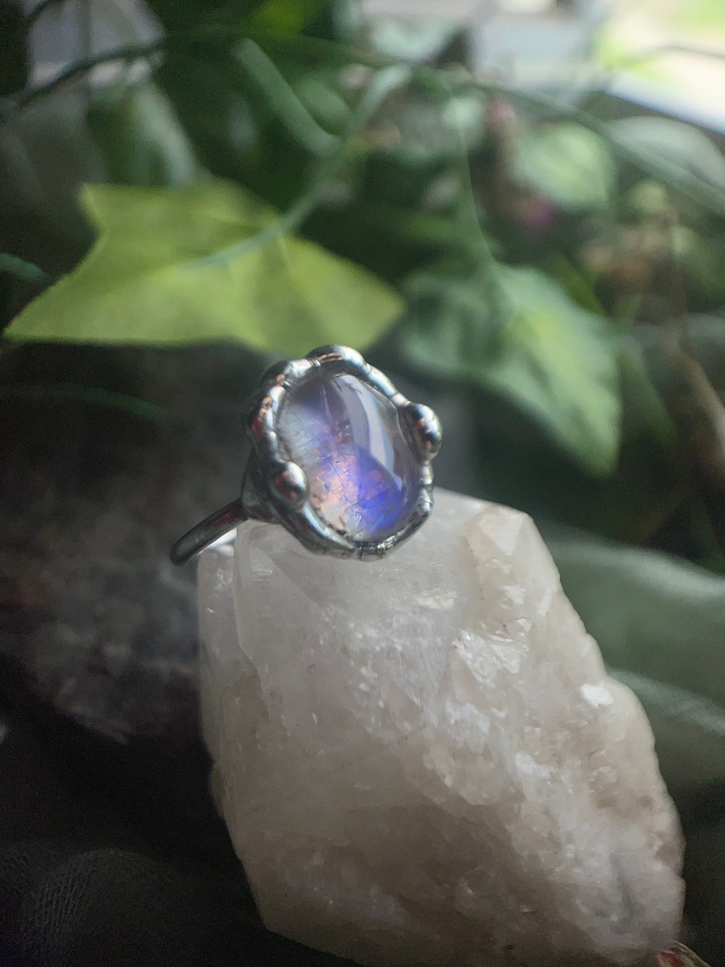 Size 3 Moonstone Ring