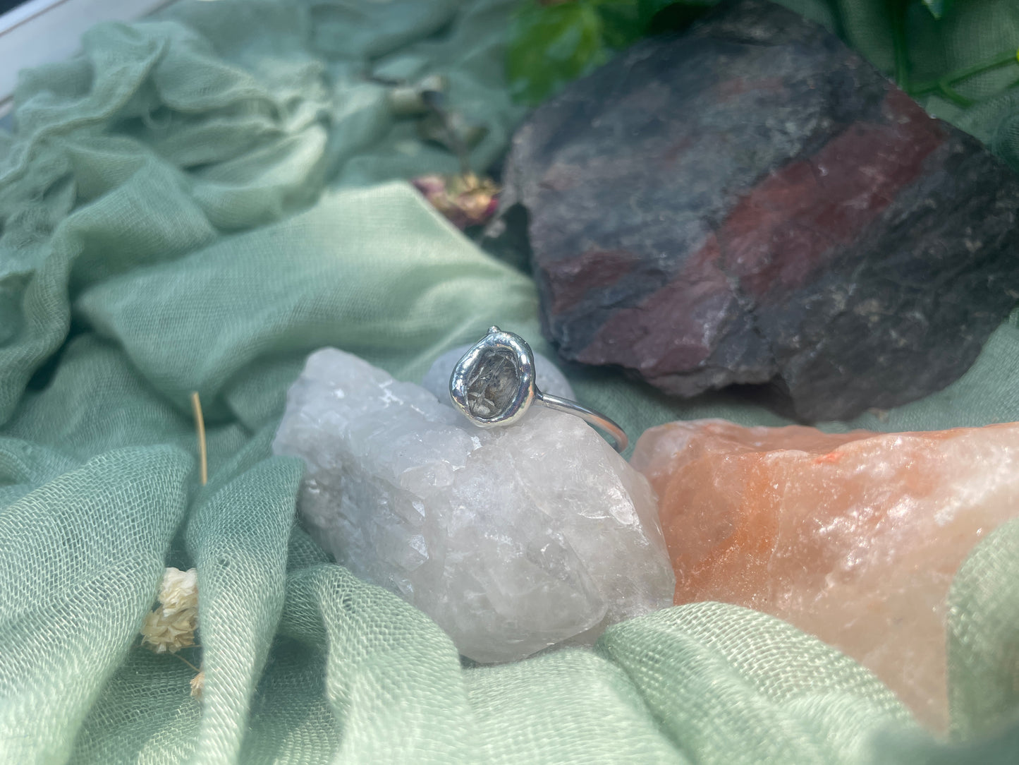 Size 10 Herkimer Diamond Ring