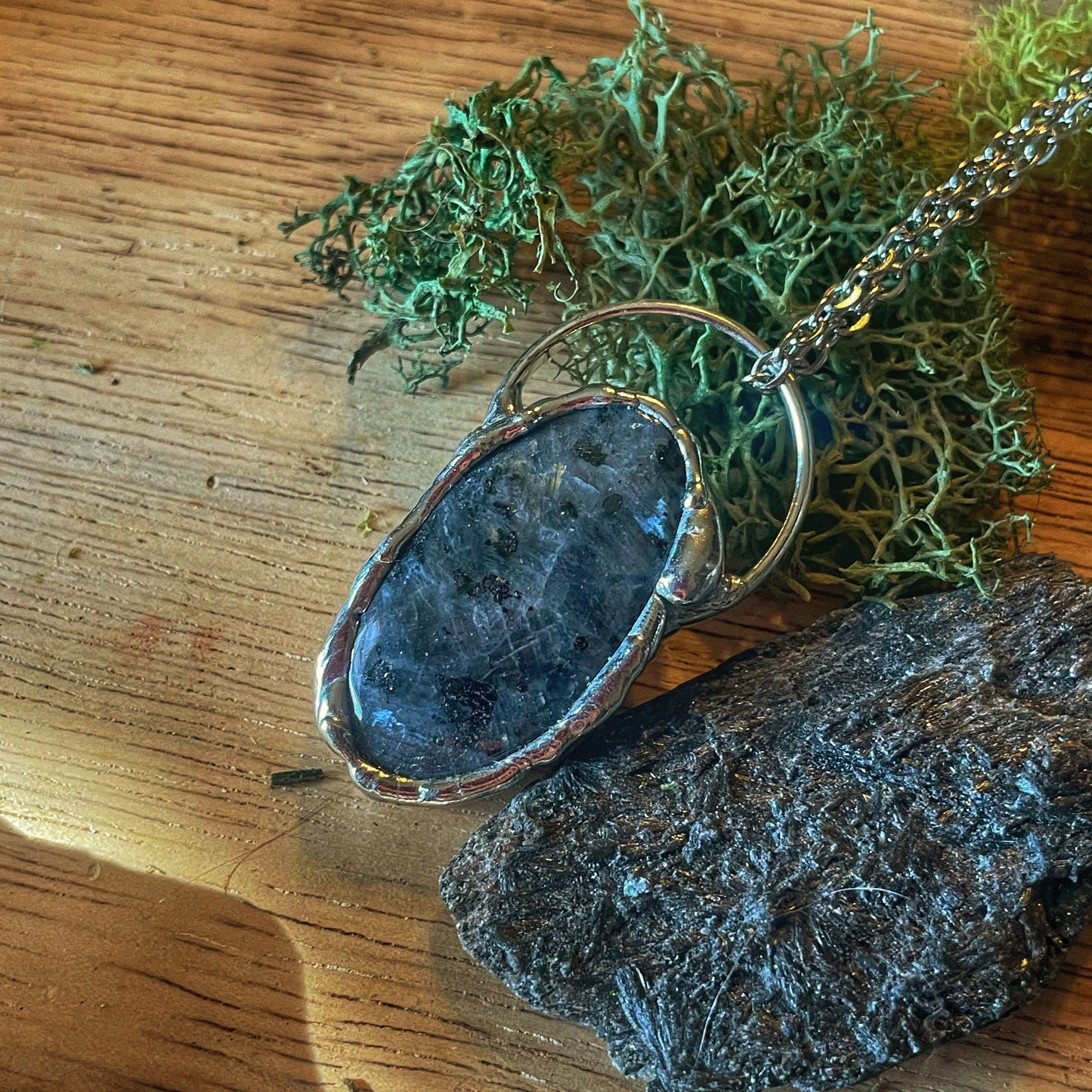 Larvikite necklace