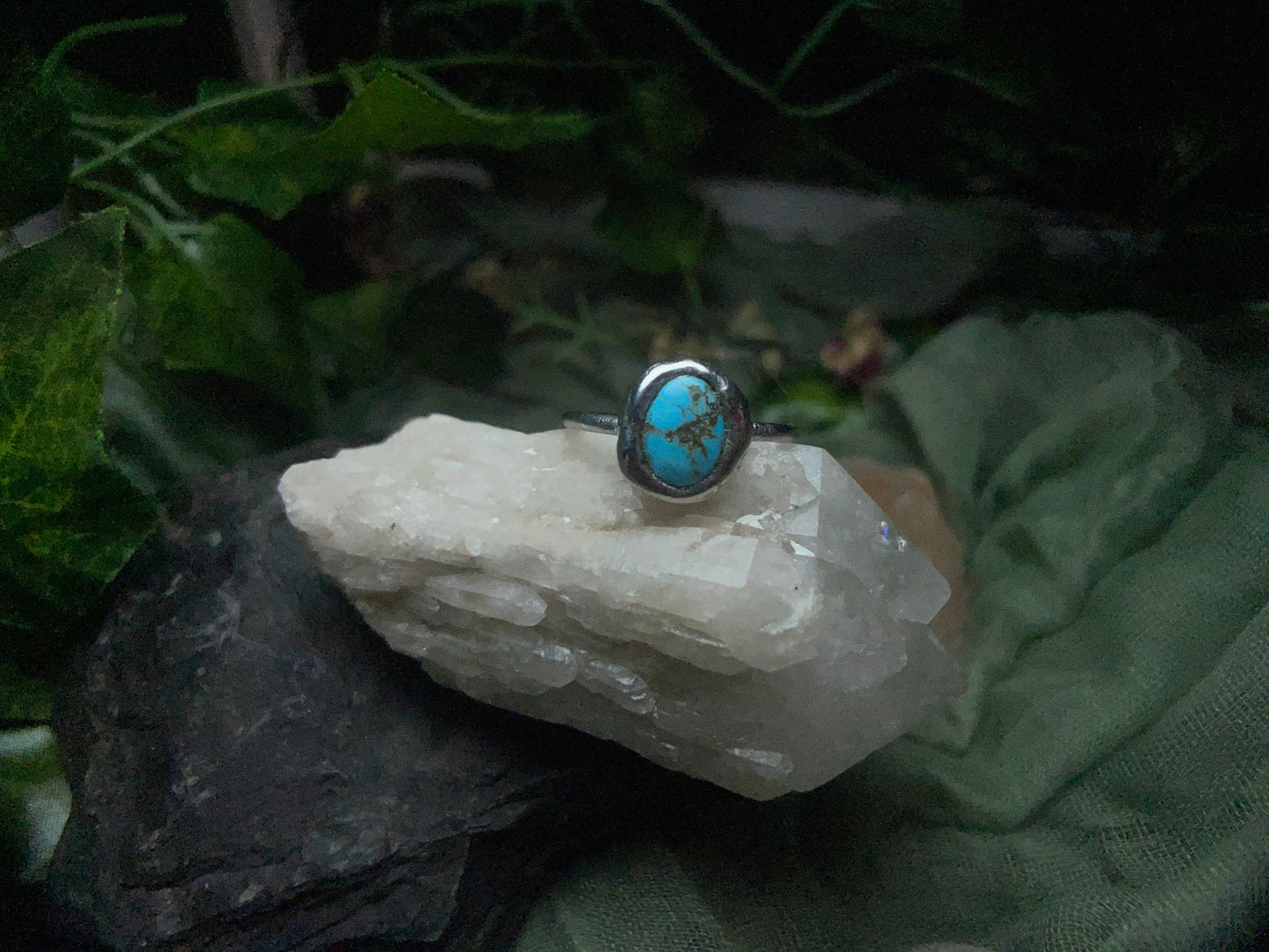 Size 8.5 Turquoise Ring
