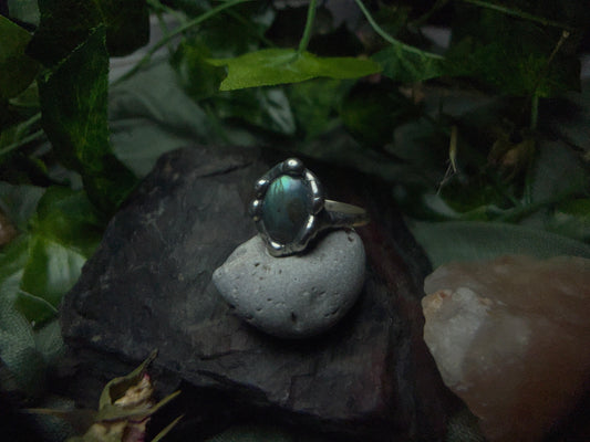 Size 6 Labradorite Ring