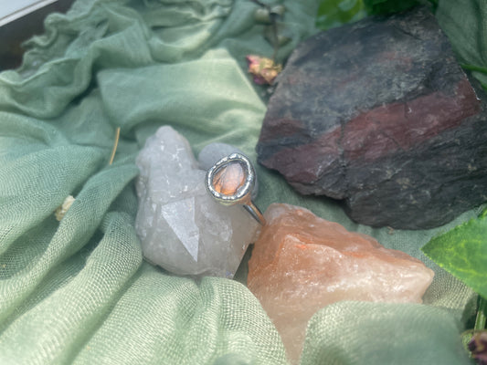 Size 10 Labradorite Ring