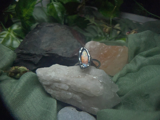 Size 9 Labradorite Ring