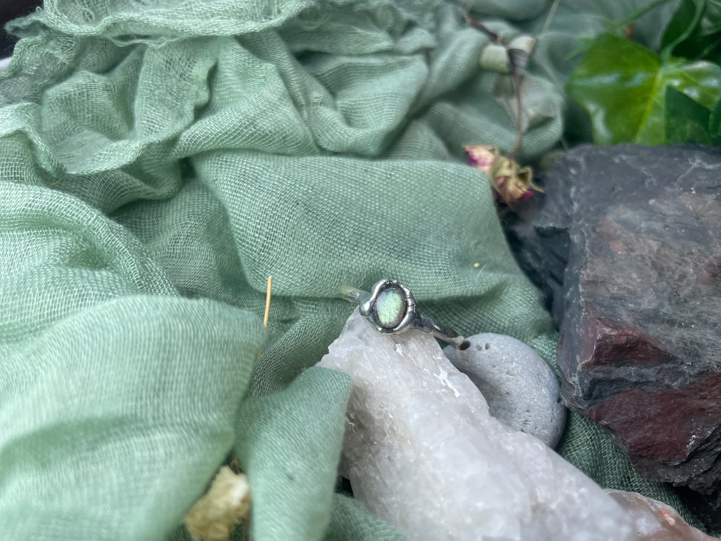 Size 13 Labradorite Ring