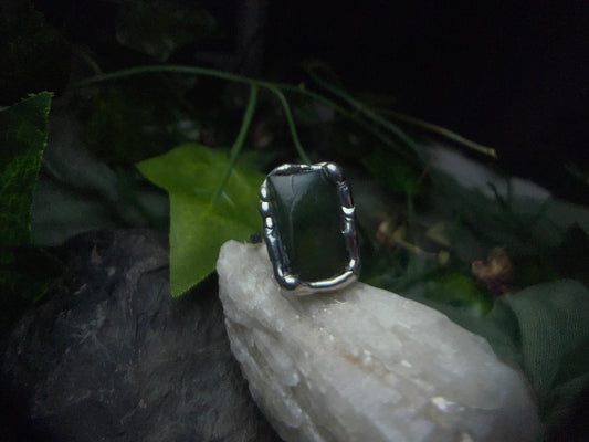 Size 7.5 Verdite Ring