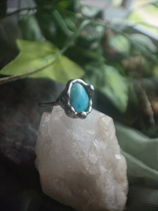 Size 3.25 Turquoise Ring