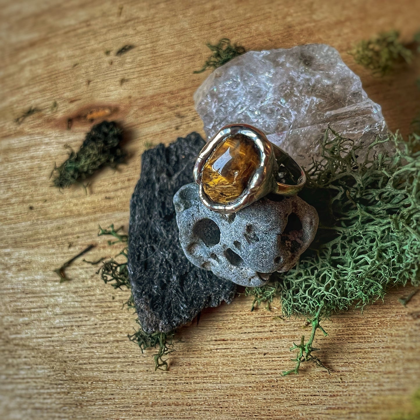5 Tiger’s Eye Silver Ring