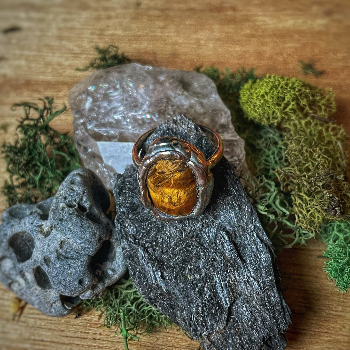 5 Tiger’s Eye Silver Ring