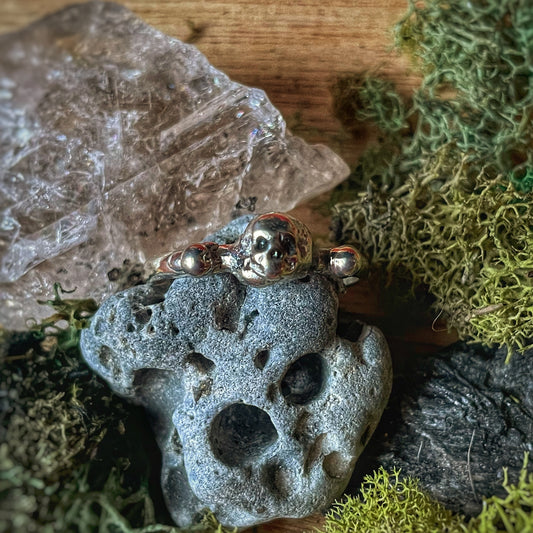 10 Silver Skull Ring
