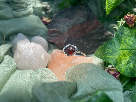 Size 10.25 Garnet Ring