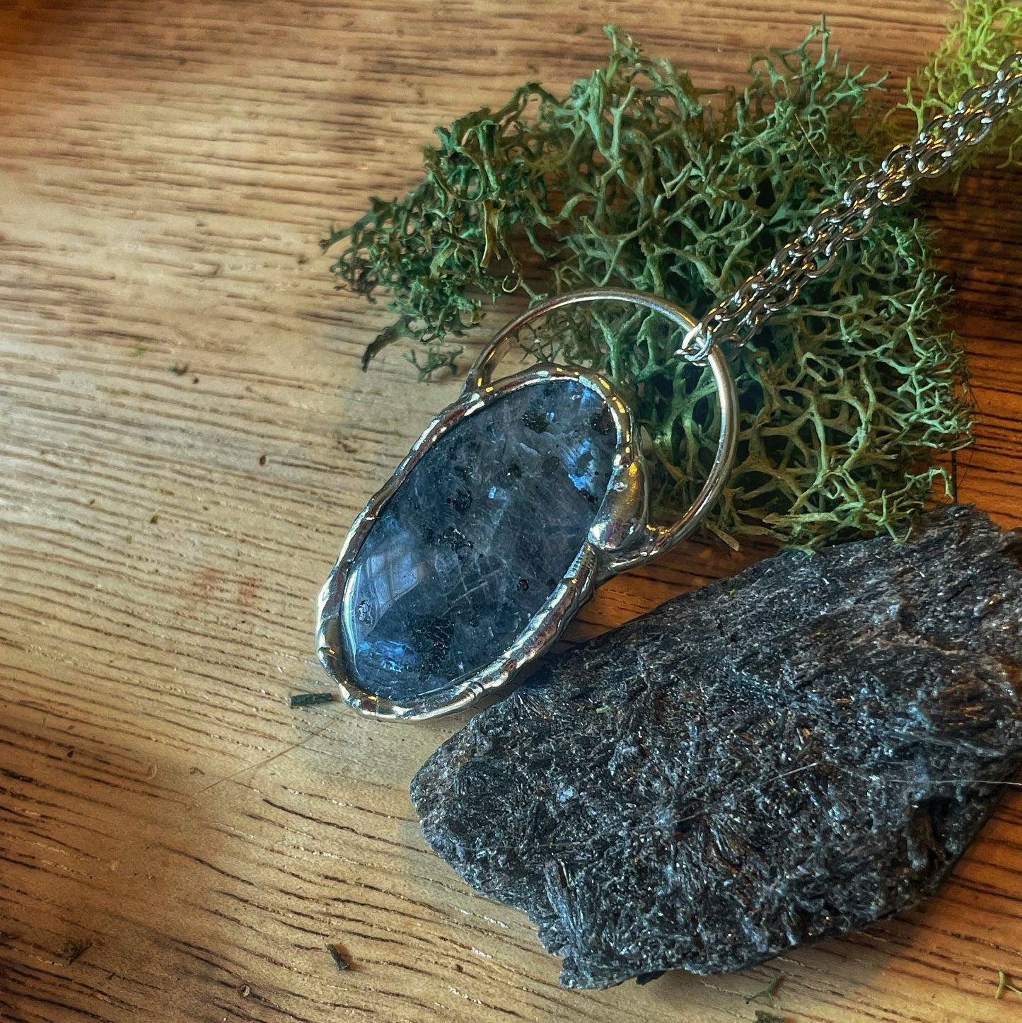 Larvikite necklace