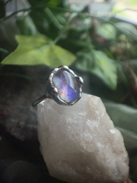 Size 3 Moonstone Ring