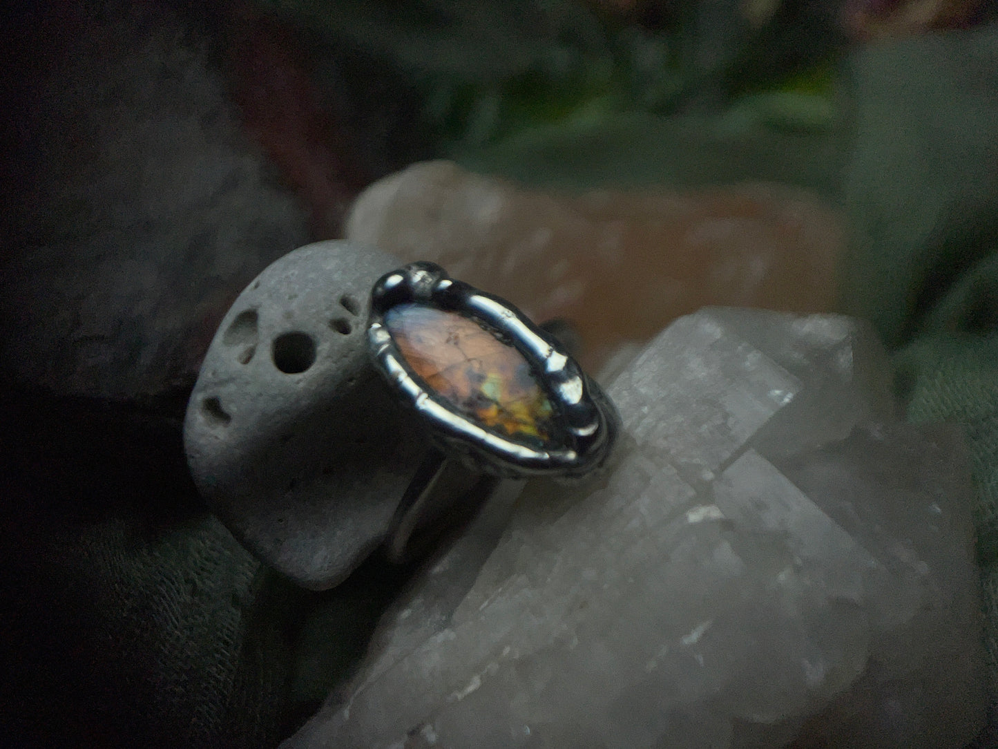 Size 9 Labradorite Ring
