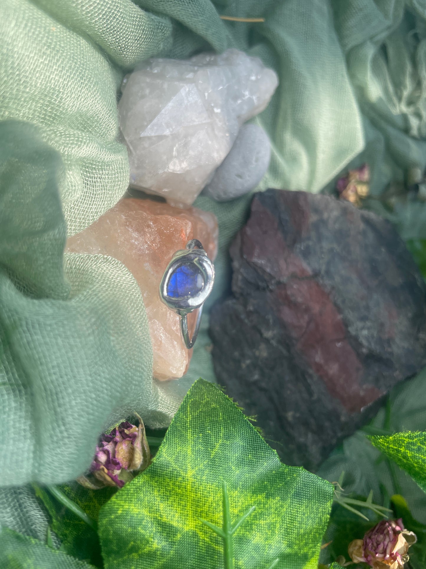 Size 10 Labradorite Ring