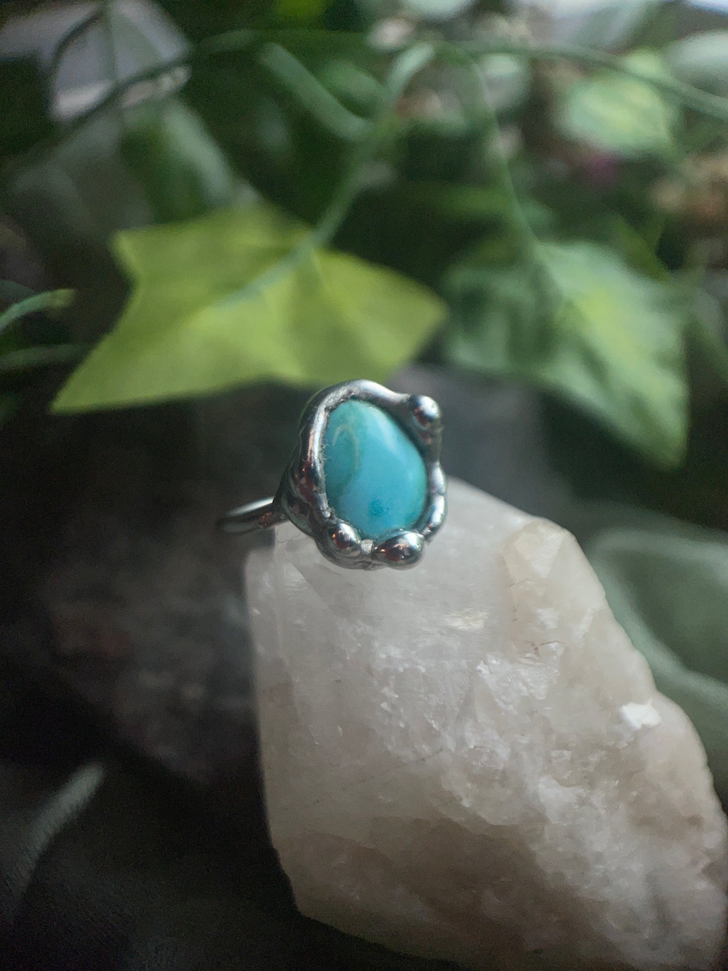 Size 3.25 Turquoise Ring