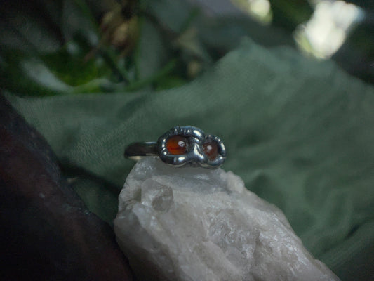 Size 5.25 Double Carnelian Ring