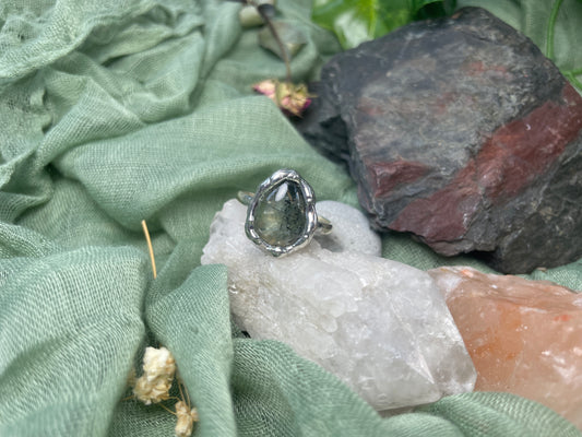 Size 10 Prehnite Ring