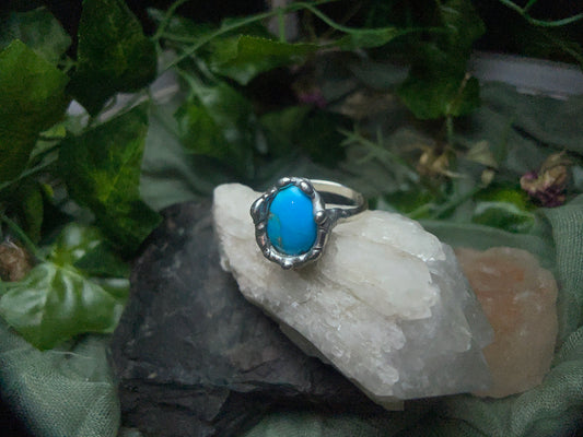 Size 8 Turquoise Ring